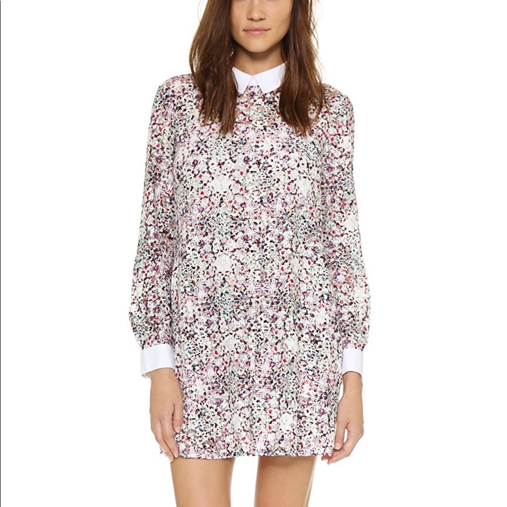 BGBG Collared Floral Dress
